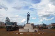 Inauguration du monument matérialisant l'unité du peuple Mangwa